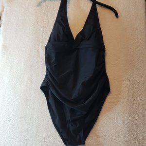 NWT Cupshe Women's 1 Piece Black Bathing Suit Size L